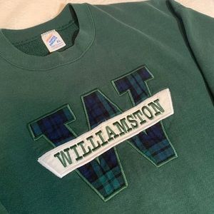 Vintage Plaid Crewneck Sweatshirt